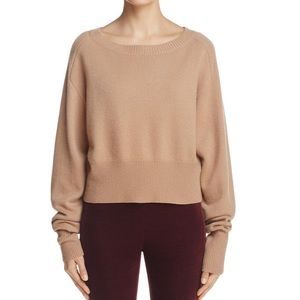 Theory Relaxed Fit Boatneck Cashmere Sweater